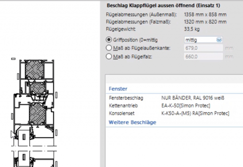 Chain actuators EA-K now available for LogiKal